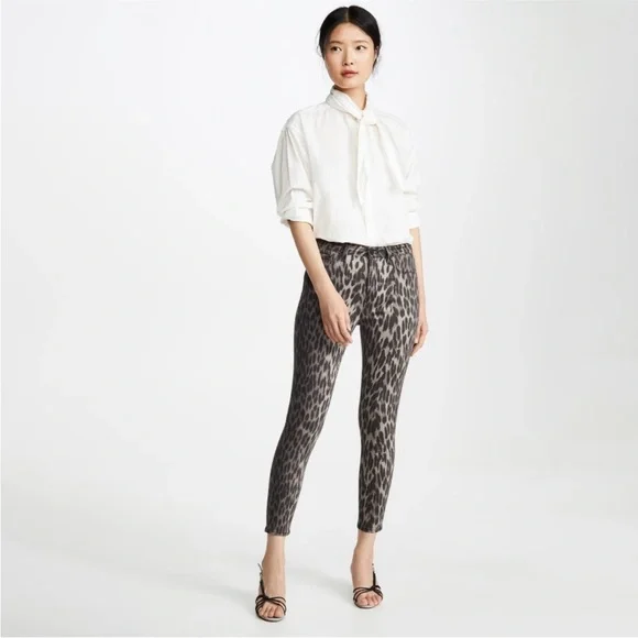 L'AGENCE Leopard Print Ankle Pants - Picture 3 of 8